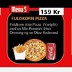 Menu 5 Fuldkorn Pizza