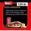 Menu 2 Pizza Sandwich